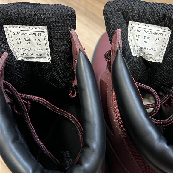 Men’s Mountain Gear Burgundy Leather Boot